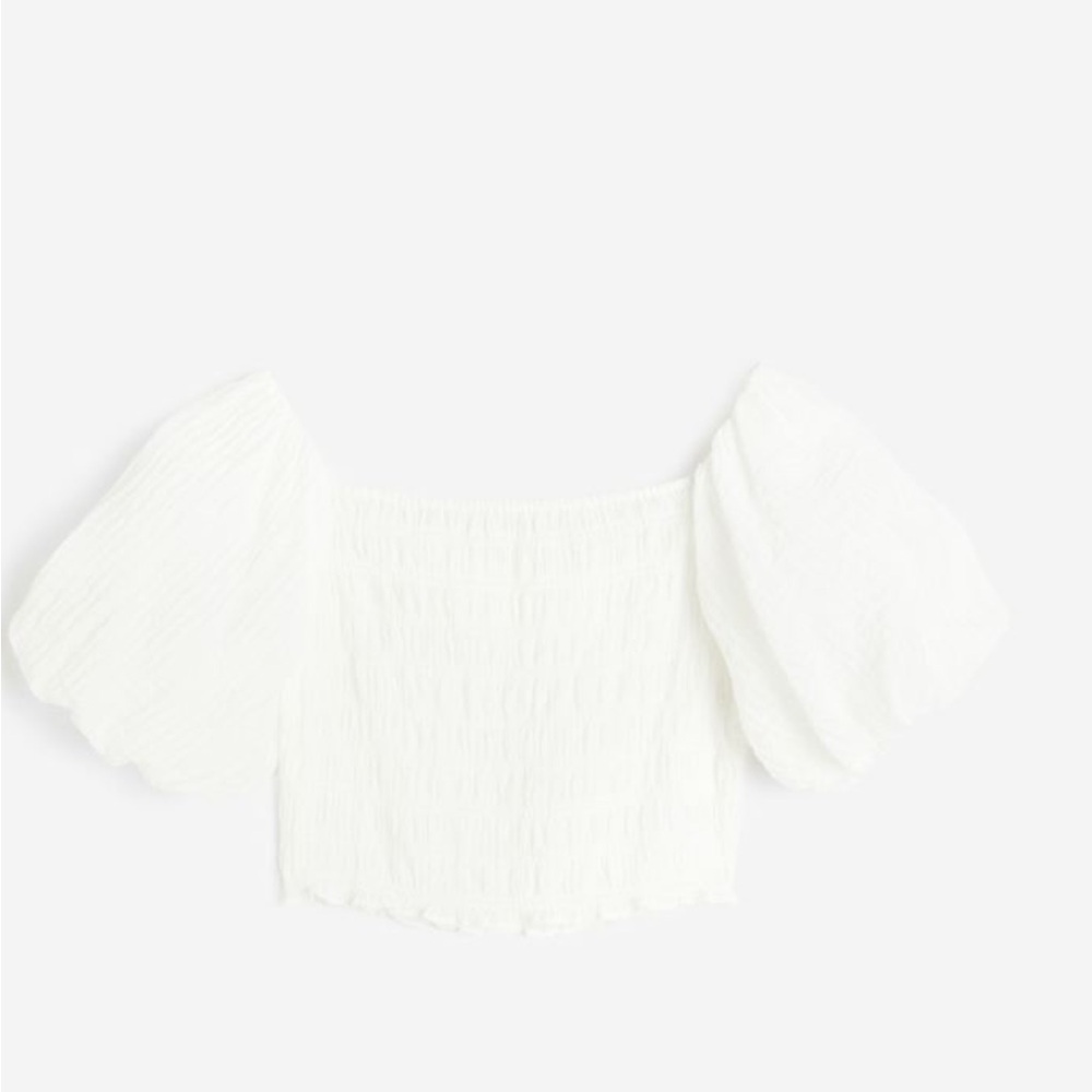 H&M smocked off the shoulder top